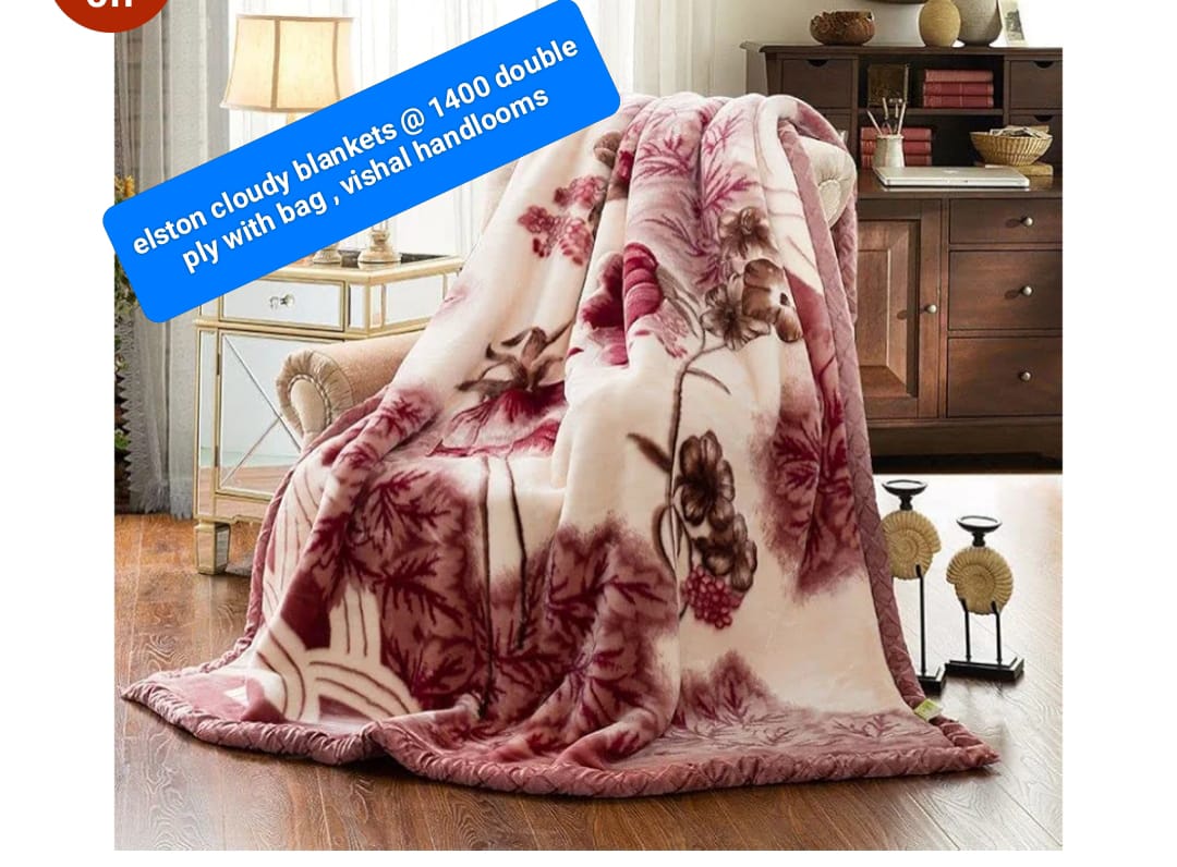 Vishal Handlooms - Elston Cloudy Blanket